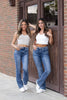 The Kylie from Lovervet: High-Rise Tummy Control Bootcut Denim