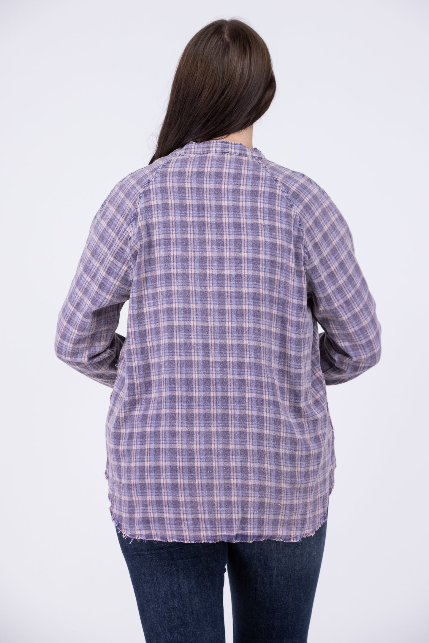 Just Can't Refuse Flannel Long Sleeve Top