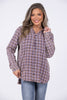 Just Can't Refuse Flannel Long Sleeve Top