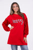 Be Merry Women's Oversized Long Sleeve Top