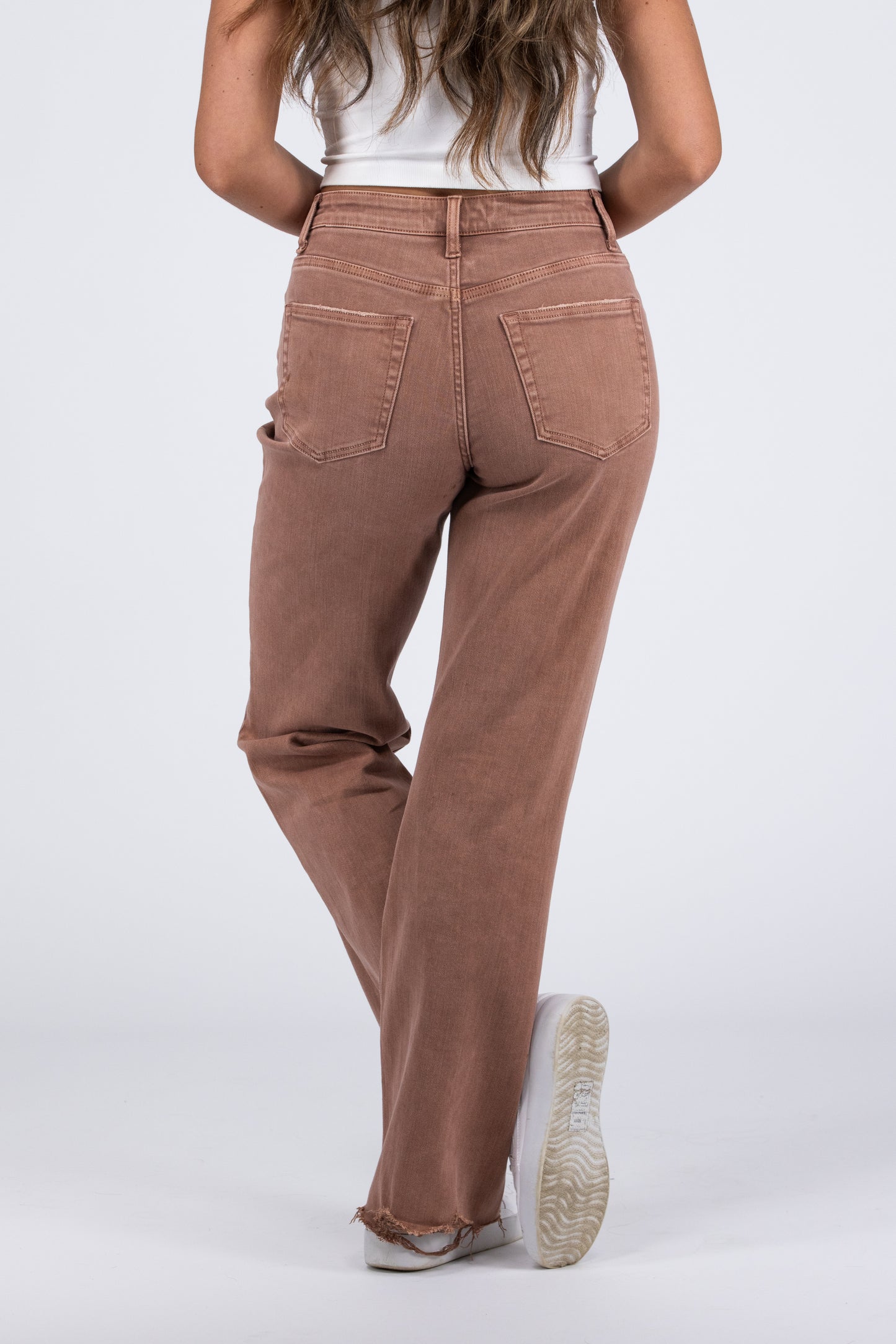 The Sierra from Lovervet: High-Rise Tummy Control Flare Denim