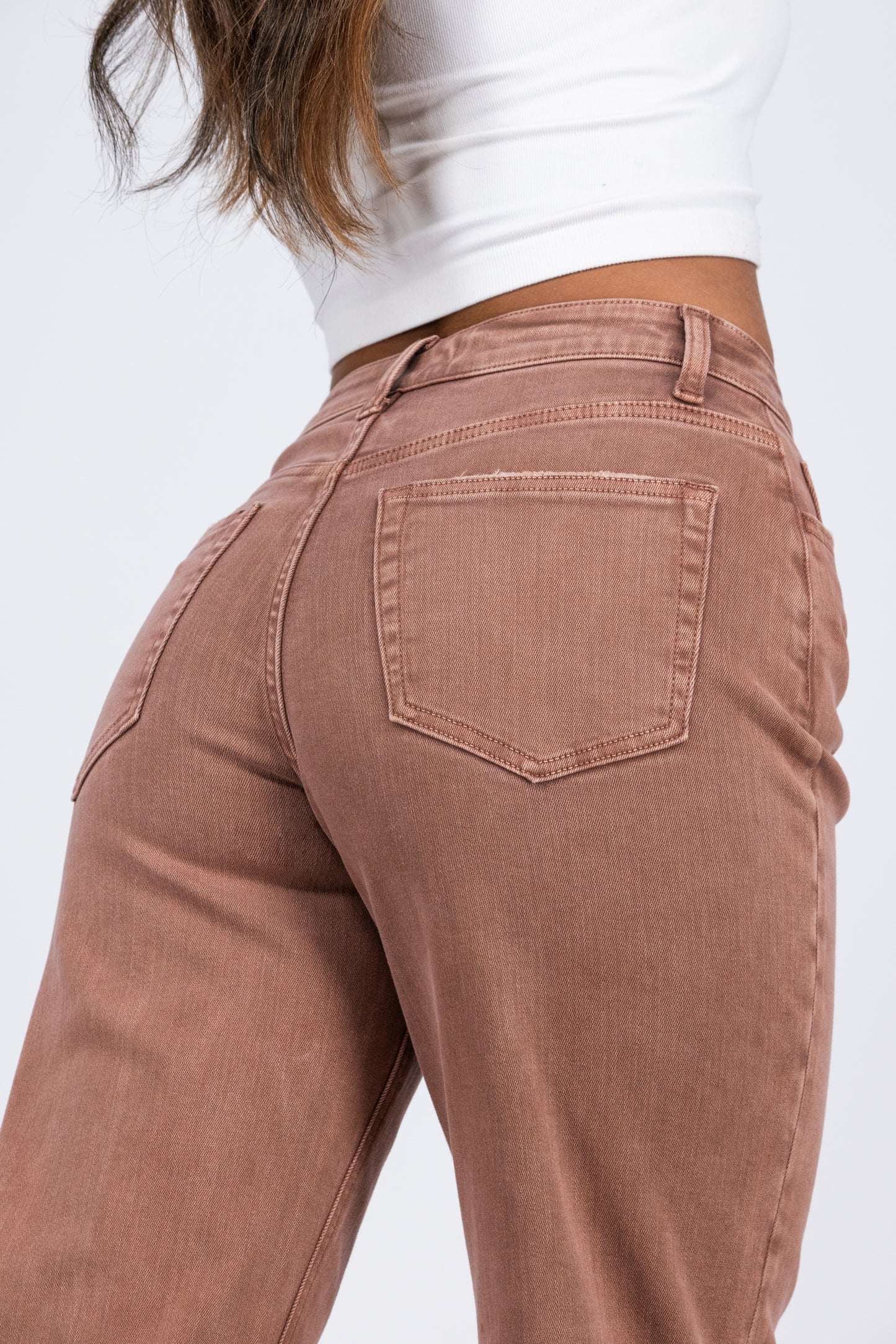 The Sierra from Lovervet: High-Rise Tummy Control Flare Denim