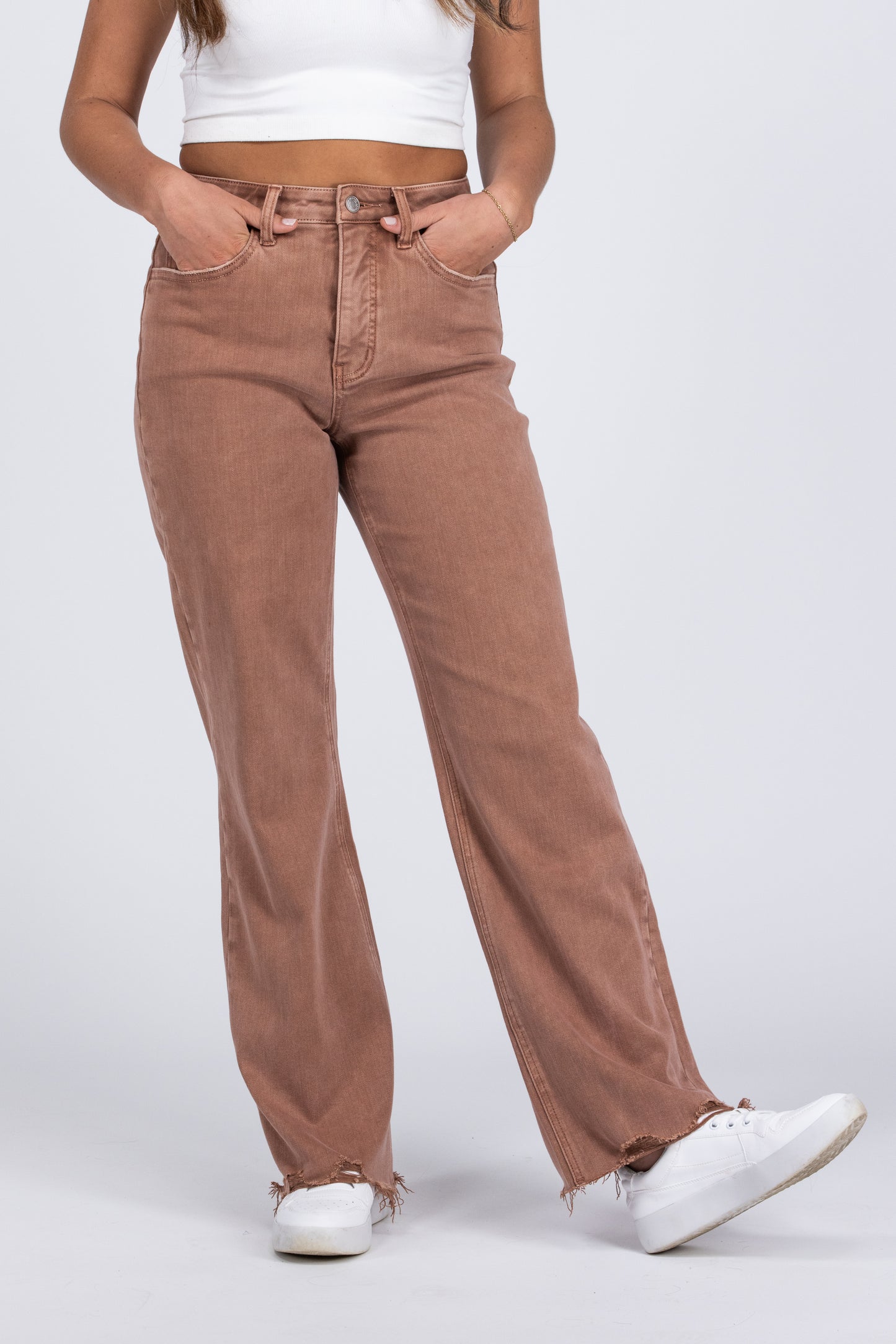 The Sierra from Lovervet: High-Rise Tummy Control Flare Denim