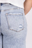 The Kendra by Lovervet: High-Rise Tummy Control Wide Leg Denim