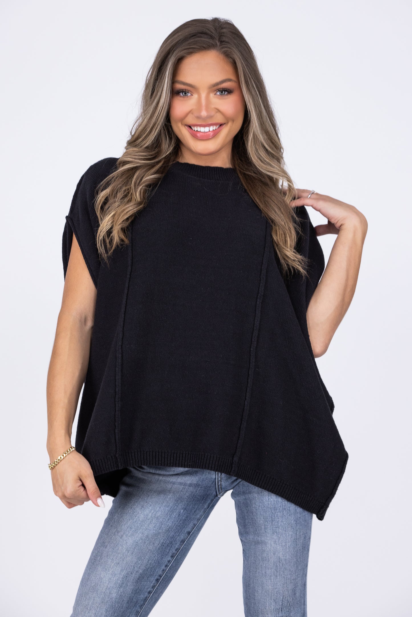 Don't Rain on my Parade Poncho Sweater *Final Sale*