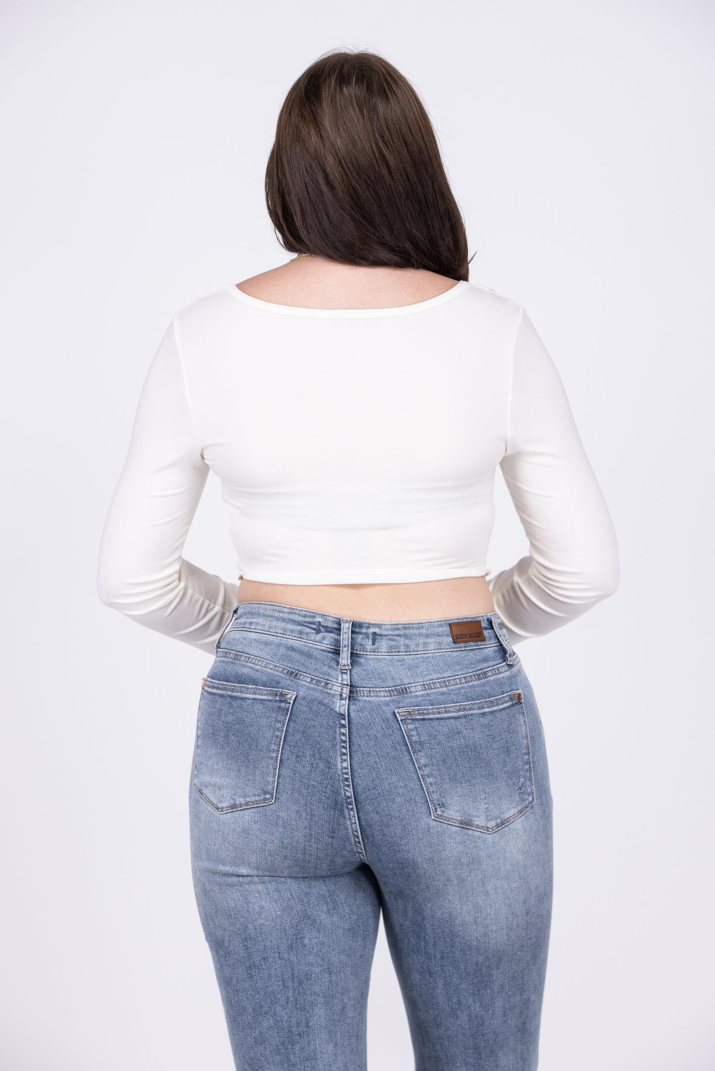 Victorian Long Sleeve Crop Top