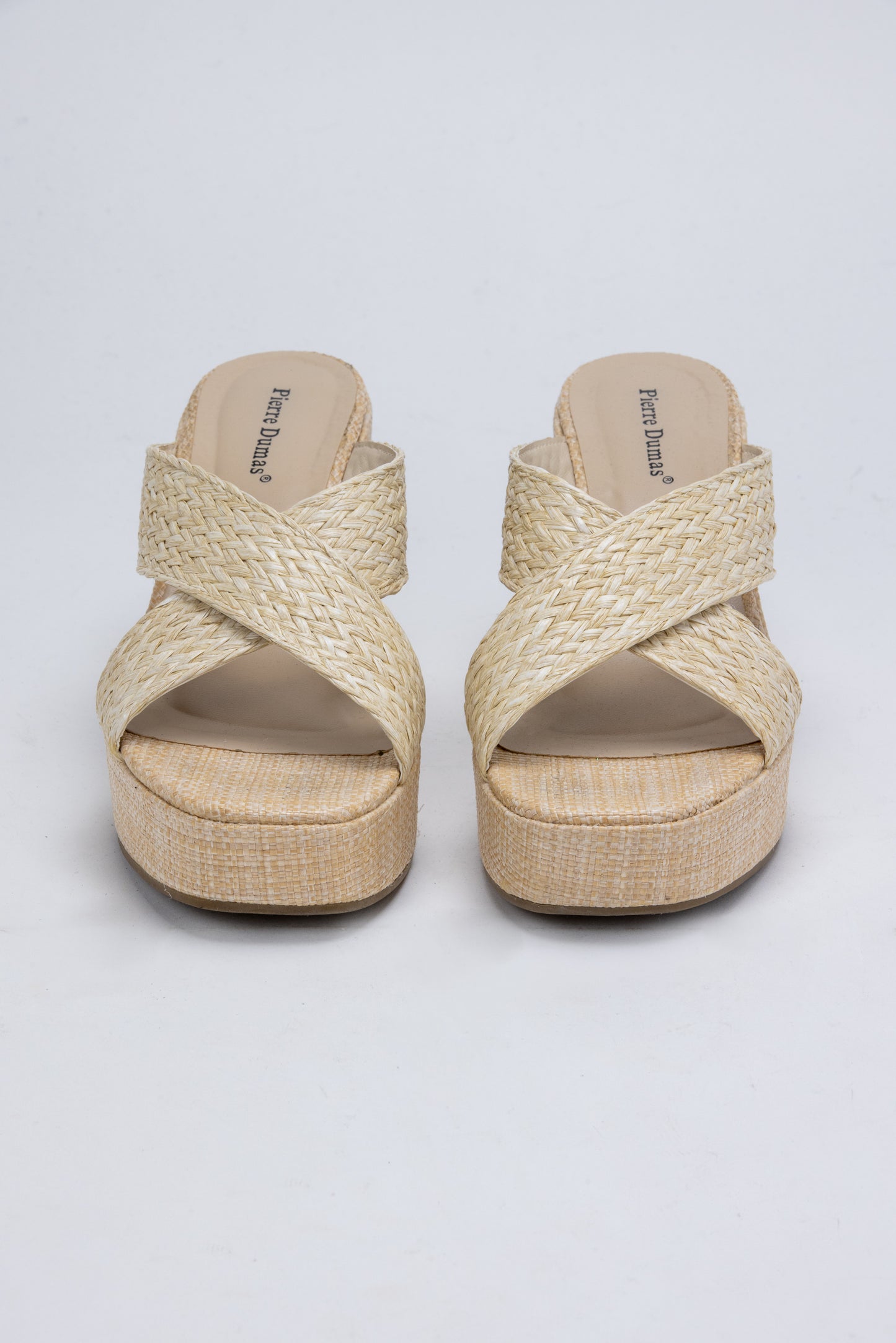 Pierre Dumas Cross Weave Picnic Basket Sandals