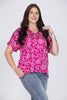 Silhouette Flowers Top