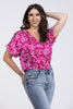 Silhouette Flowers Top