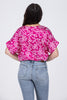 Silhouette Flowers Top