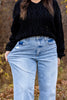 The Savannah from Lovervet: High-Rise Tummy Control Wide Leg Denim