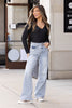 The Savannah from Lovervet: High-Rise Tummy Control Wide Leg Denim