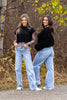 The Savannah from Lovervet: High-Rise Tummy Control Wide Leg Denim