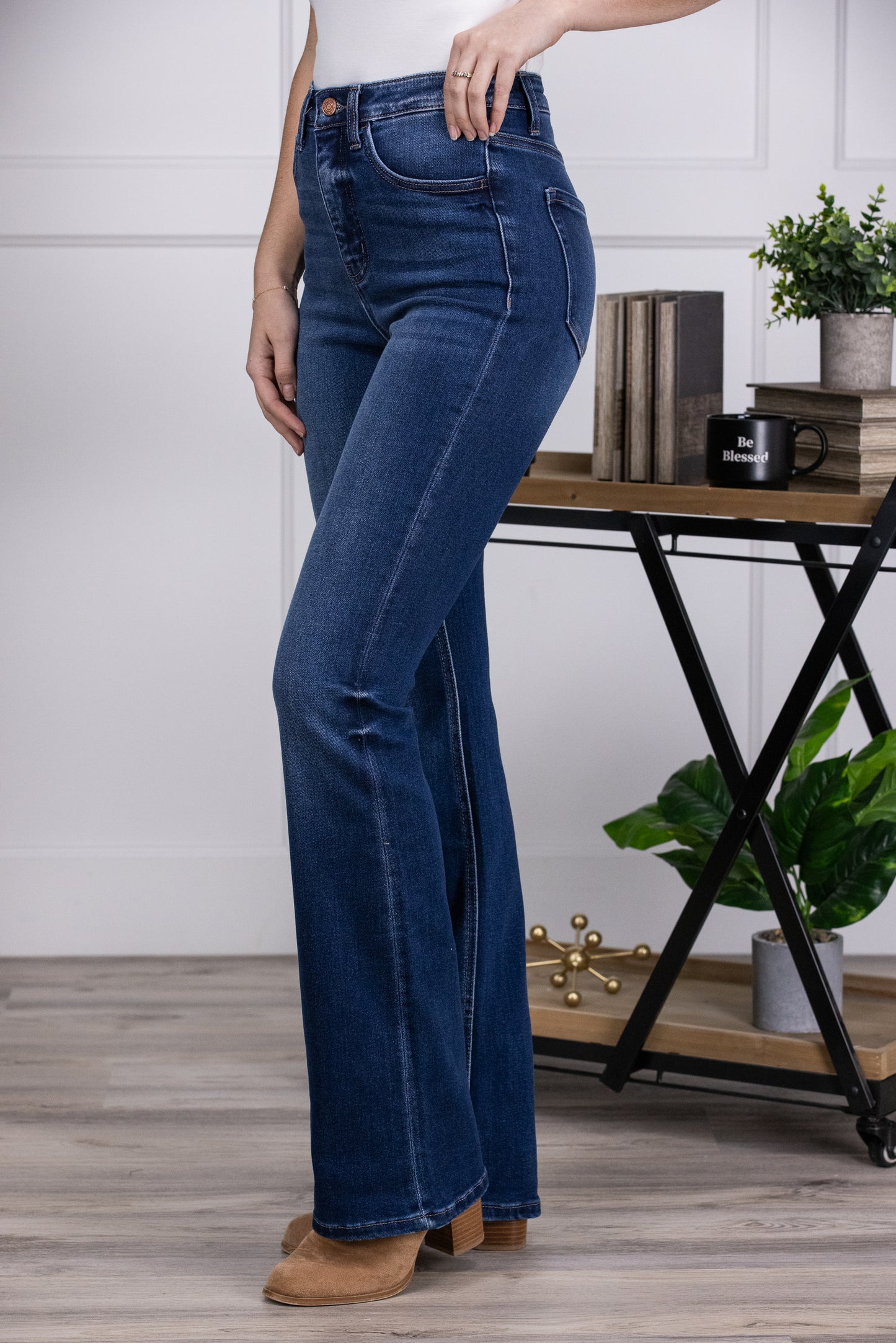 The Bailey from Lovervet *Two Lengths* High-Rise Tummy Control Bootcut Denim