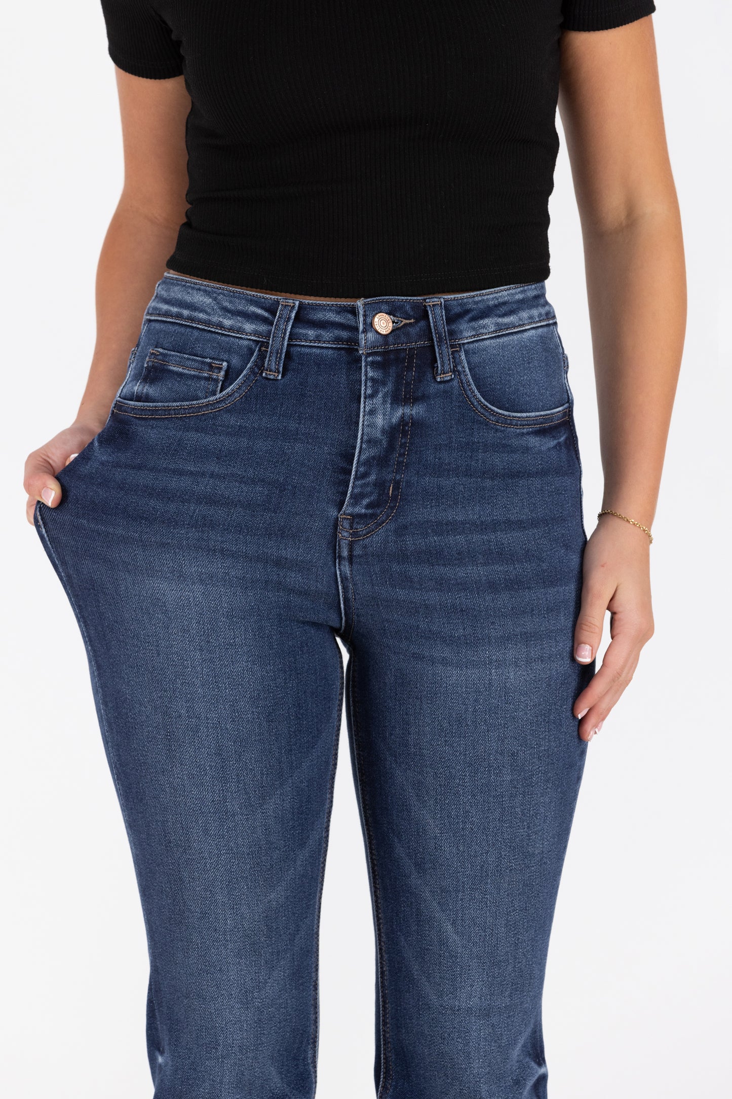 The Bailey from Lovervet *Two Lengths* High-Rise Tummy Control Bootcut Denim