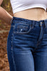 The Erin from Lovervet: High-Rise Wide Leg Cropped Tummy Control Denim