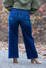 The Erin from Lovervet: High-Rise Wide Leg Cropped Tummy Control Denim