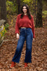 The Erin from Lovervet: High-Rise Wide Leg Cropped Tummy Control Denim