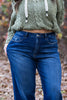 The Erin from Lovervet: High-Rise Wide Leg Cropped Tummy Control Denim