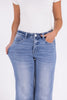 The Caitlin from Lovervet: High-Rise Tummy Control Cropped Wide Leg Denim