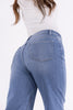 The Caitlin from Lovervet: High-Rise Tummy Control Cropped Wide Leg Denim