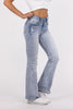 The Chelsea from Lovervet: Mid-Rise Distressed Bootcut Denim