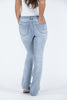 The Chelsea from Lovervet: Mid-Rise Distressed Bootcut Denim