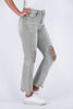The Ophelia from Lovervet: High-Rise Vintage Cropped Flare Denim