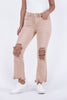 The Ophelia from Lovervet: High-Rise Vintage Cropped Flare Denim