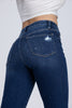 The Charlie from Lovervet: 3 Length High-Rise Tummy Control Relaxed Flare Denim