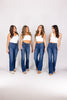 The Charlie from Lovervet: 3 Length High-Rise Tummy Control Relaxed Flare Denim