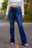 The Charlie from Lovervet: 3 Length High-Rise Tummy Control Relaxed Flare Denim