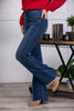 The McKenzie from Lovervet: High-Rise Tummy Control Flare Denim