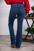 The McKenzie from Lovervet: High-Rise Tummy Control Flare Denim