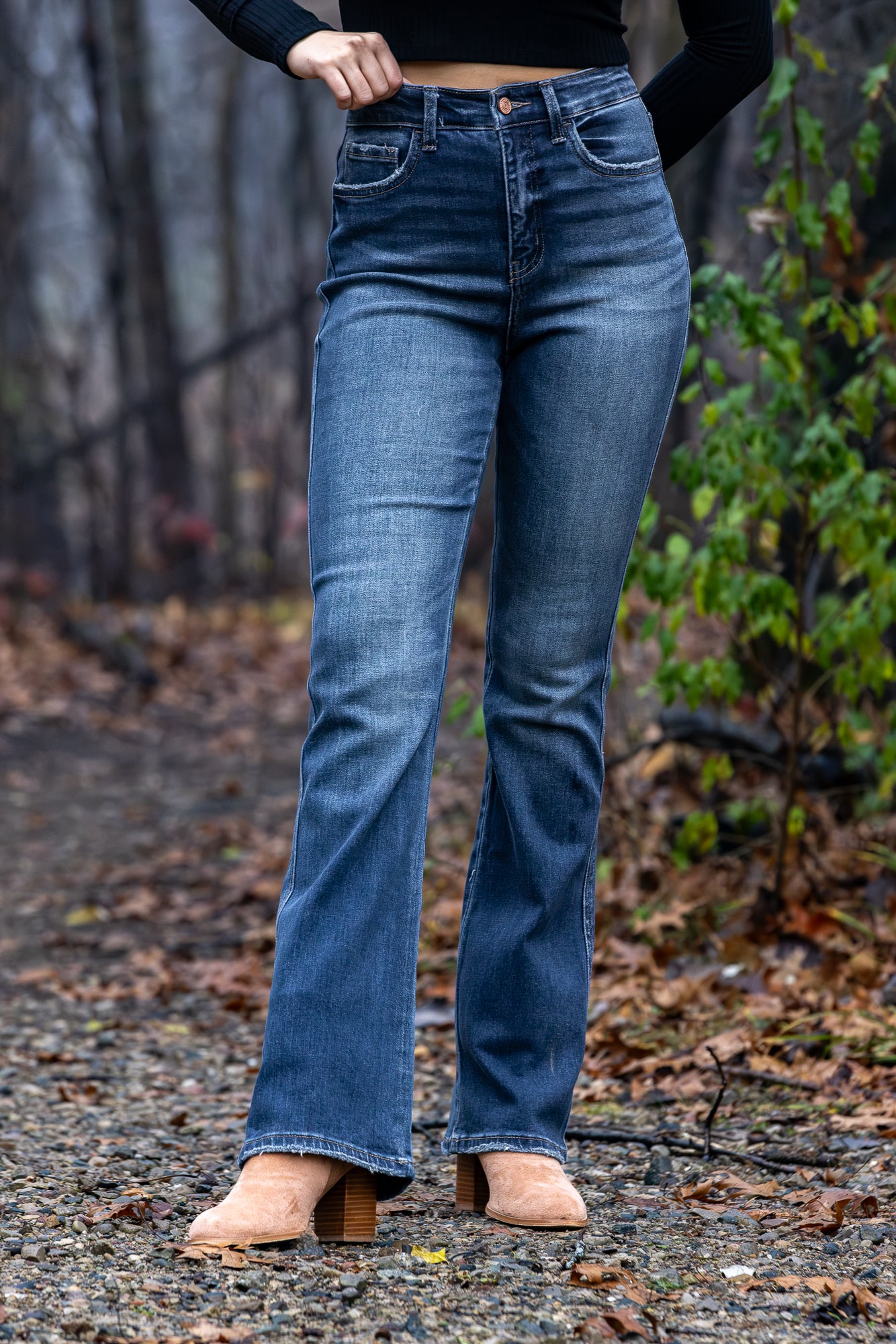 The Austin from Lovervet: High-Rise Tummy Control Bootcut Denim