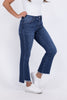 Not Your Typical Denim from Lovervet: Mid-Rise Step Hem Flare