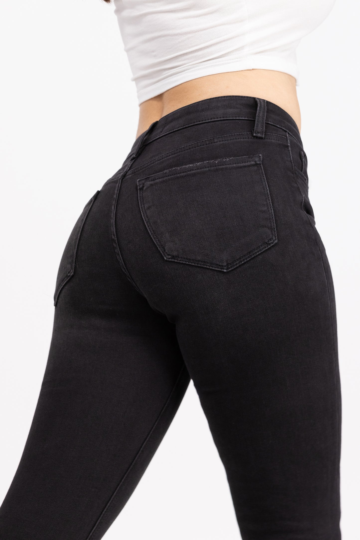 Fraying At The Edge from Lovervet: Mid-Rise Crop Flare Denim