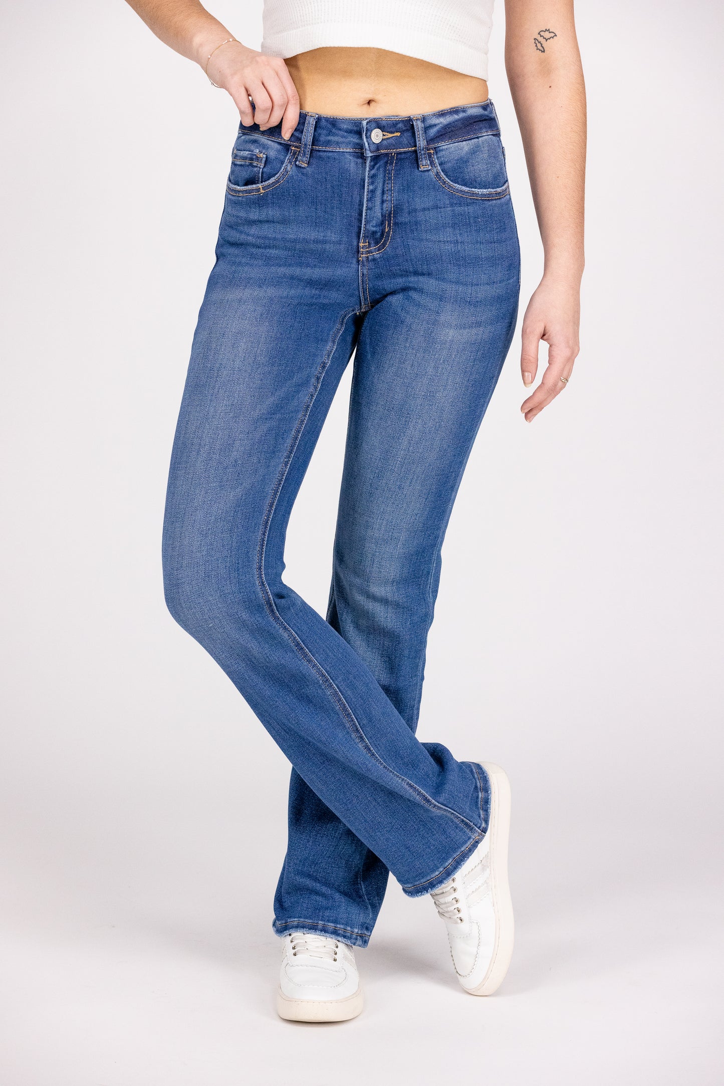 Missing Home from Lovervet: Mid-Rise Bootcut Denim