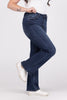 Stop Pretending from Lovervet: Mid-Rise Relaxed Bootcut Denim