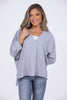 Beautiful Day Women's V-Neck Long Sleeve Top