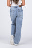 The Rosie from Judy Blue: High-Rise Cargo Wide Denim