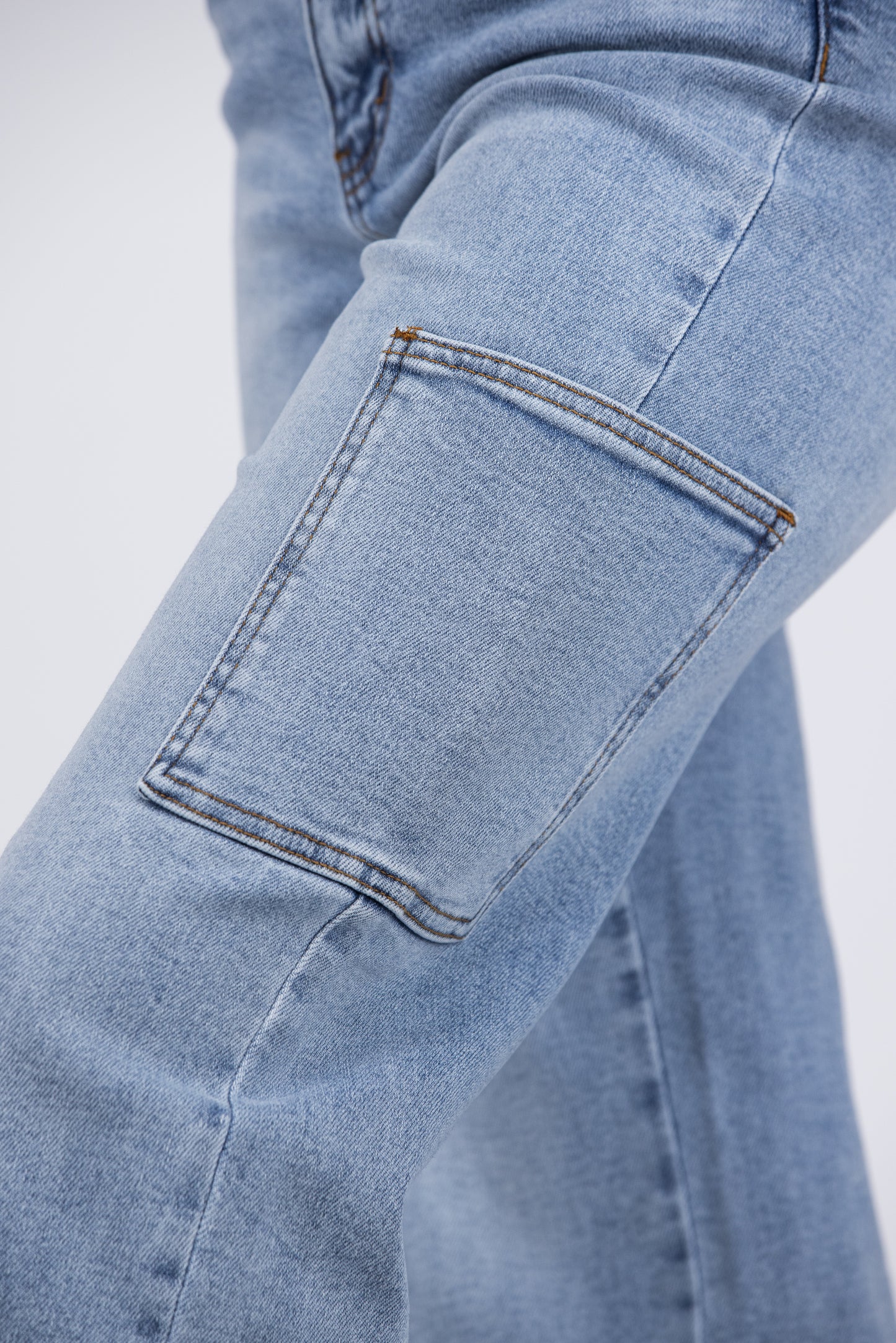 The Rosie from Judy Blue: High-Rise Cargo Wide Denim