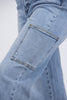 The Rosie from Judy Blue: High-Rise Cargo Wide Denim