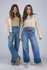 The Franki from Lovervet: High-Rise A Line Wide Leg Denim