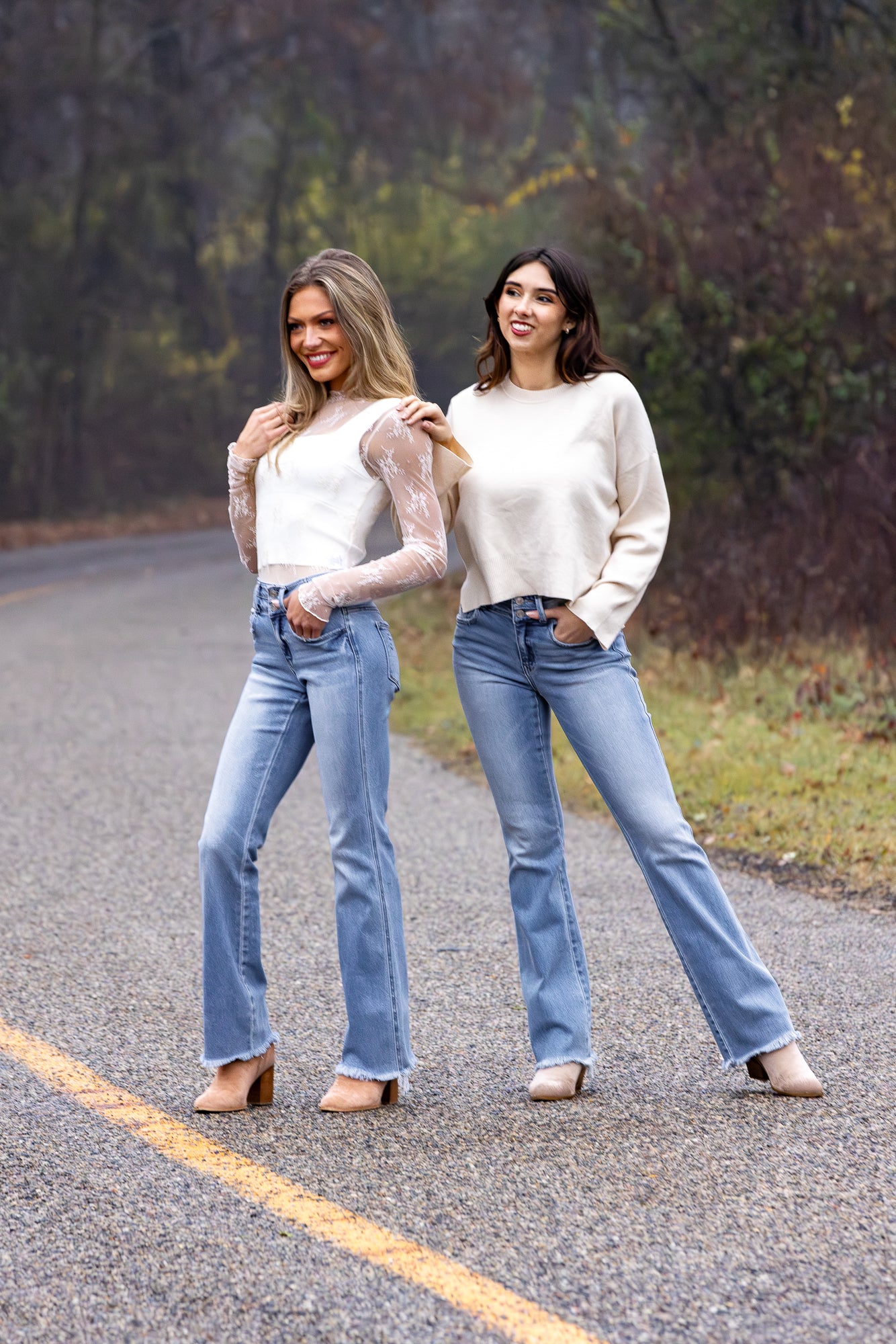 The Anya from Lovervet: Mid-Rise Bootcut Denim