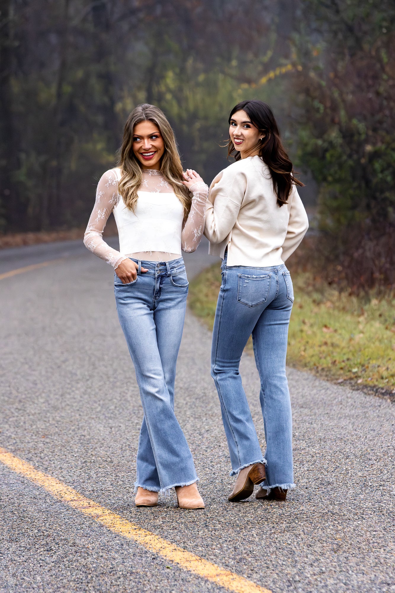 The Anya from Lovervet: Mid-Rise Bootcut Denim