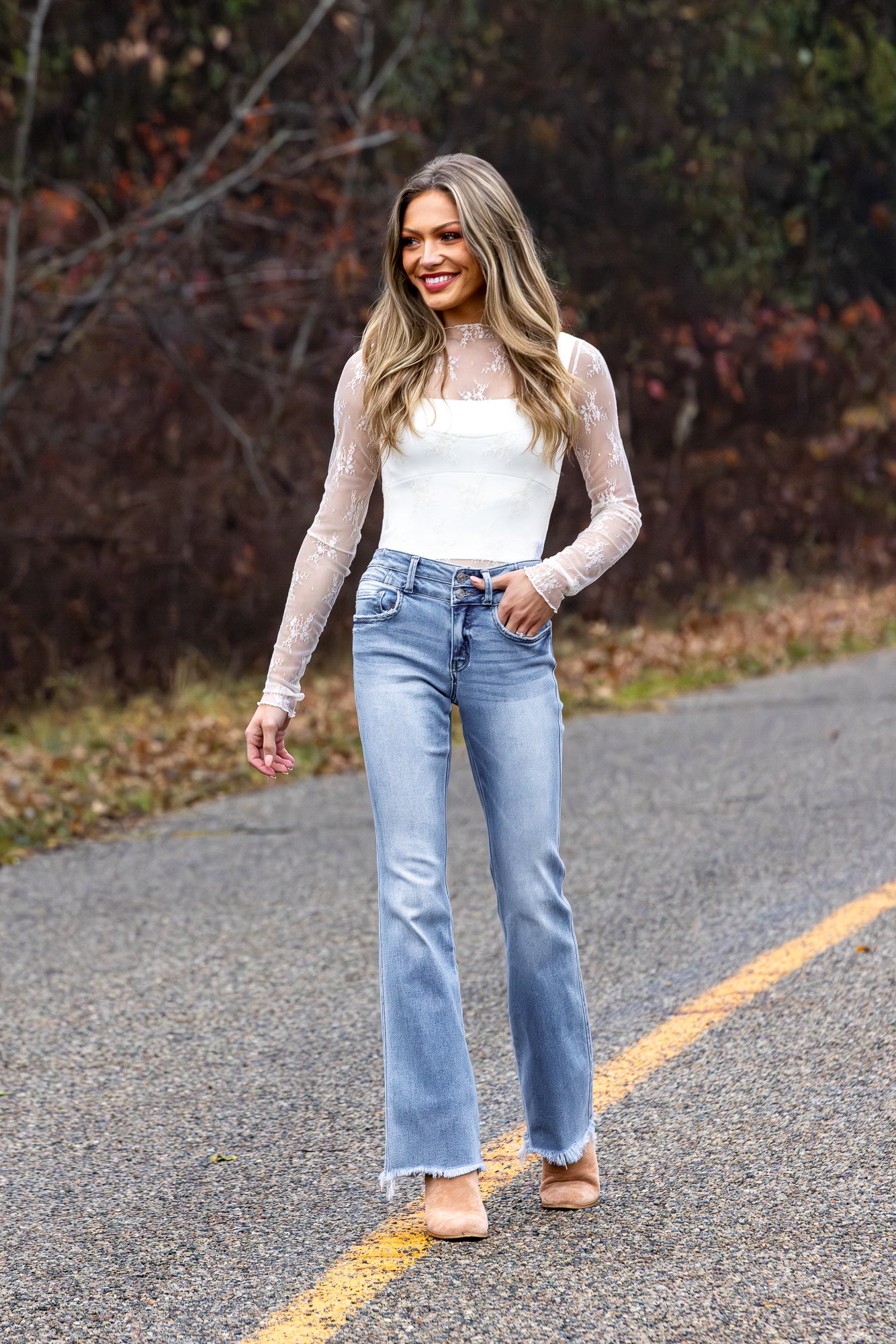 The Anya from Lovervet: Mid-Rise Bootcut Denim