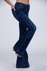 The Gwen from Lovervet *Three Length* Mid-Rise Tummy Control Flare Denim