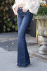 3 LENGTHS The Gwen from Lovervet: Mid-Rise Tummy Control Flare Denim