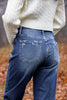 The Taryn from Lovervet: High-Rise Slim Barrel Denim